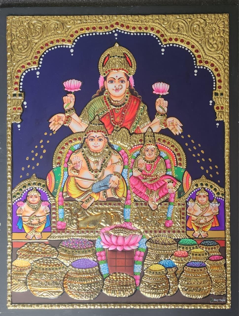 Ashta Lakshmi Tanjore Painting