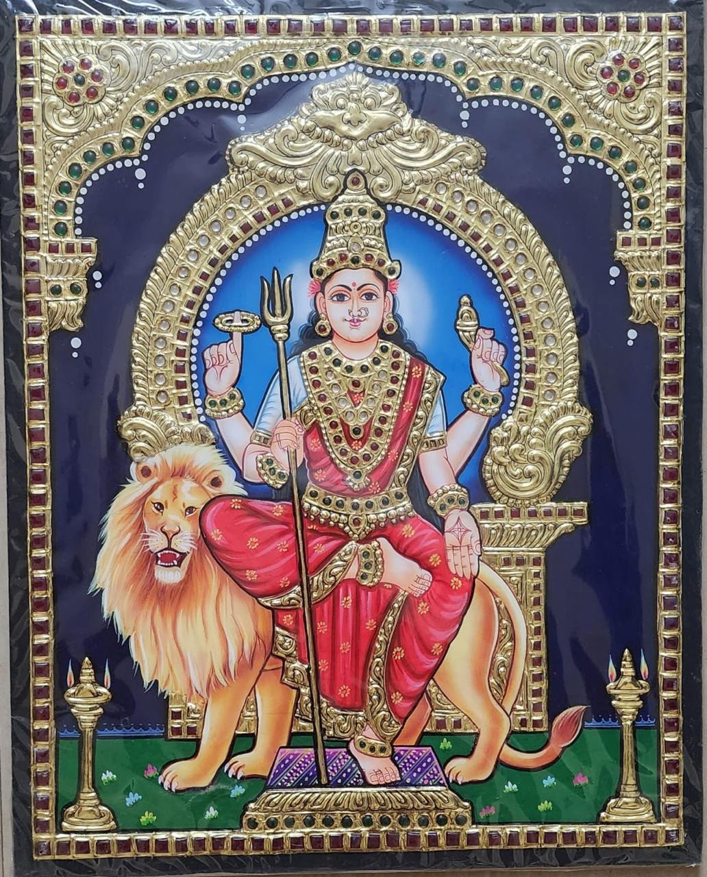 Durga Tanjore Painting
